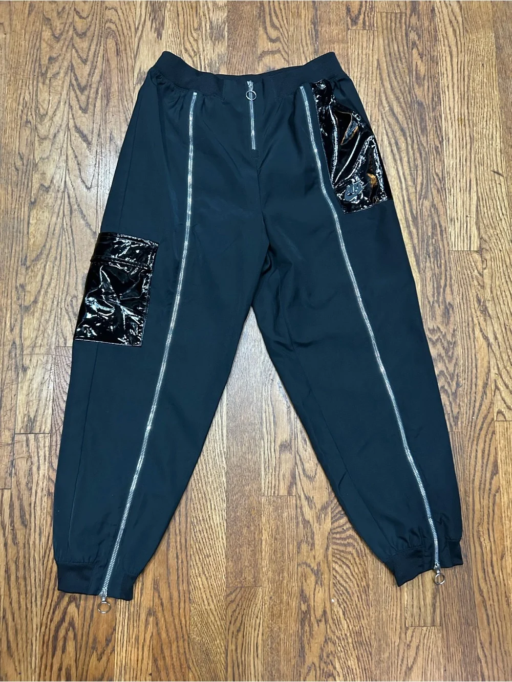 Nike Sportswear Icon Clash Cropped Jogger Pants Size Small Black 25” Inseam